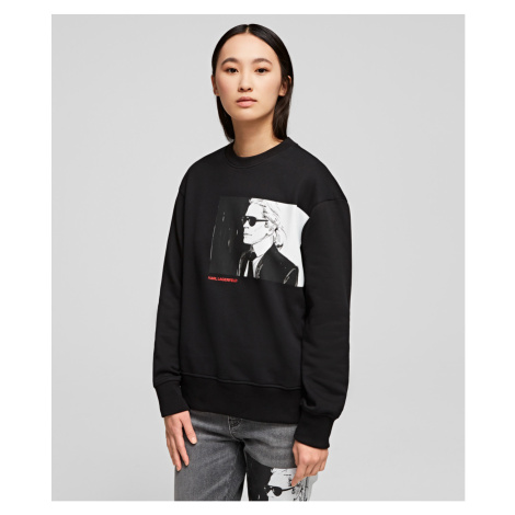 Mikina Karl Lagerfeld Karl Legend Sweatshirt - Černá