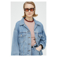 Džínová bunda Levi's dámská, přechodná, oversize, A1743.0020-MedIndigoW