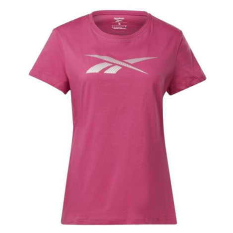 Reebok VECTOR GRAPHIC TEE Dámské triko, růžová, velikost