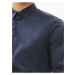 Tmavě modrá pánská košile Celio Masantal1