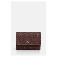 Peněženka Calvin Klein hnědá barva, K60K612684