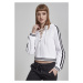 Mikina Urban Classic Ladies Short Lace Up Hoody - white/black