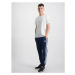 ADIDAS ORIGINALS-TREFOIL PANTS-HK0353-night indigo Modrá