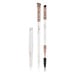 Luvia Cosmetics Prime Vegan Brow Kit sada na úpravu obočí Pearl White / Metallic Coffee Brown