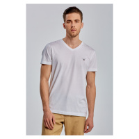 TRIČKO GANT ORIGINAL SLIM V-NECK T-SHIRT bílá