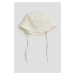 H & M - Cotton muslin bucket hat - béžová