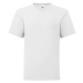 White children's t-shirt in combed cotton Fruit of the Loom