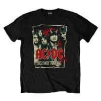 AC/DC Tričko Highway To Hell Sketch Unisex Black