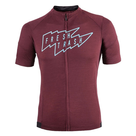 FRESH TRASH FT MEN'S LITE MERINO JERSEY MERLOT RED