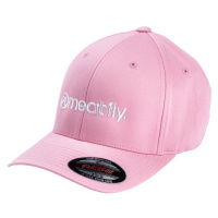 Meatfly kšiltovka Brand Flexfit Pink | Růžová