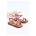 Dětské sandály s popruhy Růžove Isla