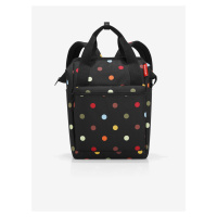 Černý puntíkovaný batoh a taška 2v1 Reisenthel Allrounder R Dots