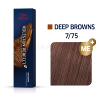 Wella Koleston Perfect ME+, odstín Deep Browns 7/75, 60 ml