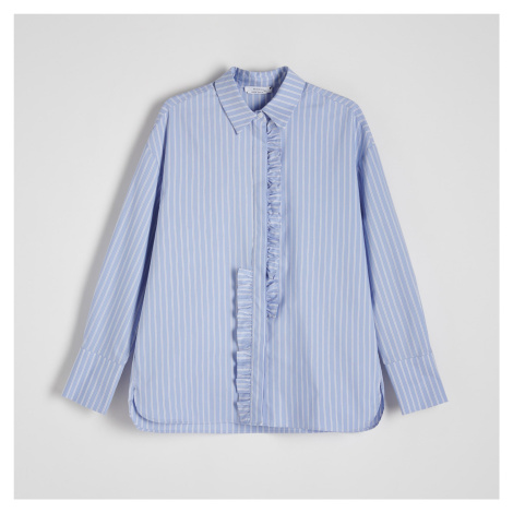 Reserved - Košile s volánkem - Modrá