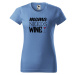 DOBRÝ TRIKO Dámské tričko s potiskem Mama needs wine Barva: Královsky modrá