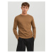 Hnědý pánský basic svetr Jack & Jones Basic