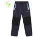 Chlapecké šusťákové kalhoty, zateplené KUGO DK8237, šedomodrá / modré zipy Barva: Šedá