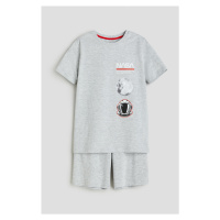 H & M - Cotton jersey pyjamas - šedá