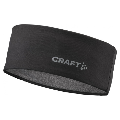Funkční čelenka CRAFT ADV Windblock Fleece - černá