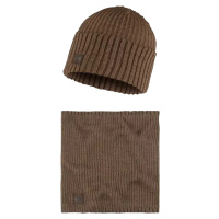 SVĚTLE HNĚDÁ ČEPICE BUFF GIFT PACK SET BEANIE AND NECKWARMER