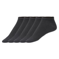 LIVERGY® Pánské ponožky s BIO bavlnou, 5 párů (černá)