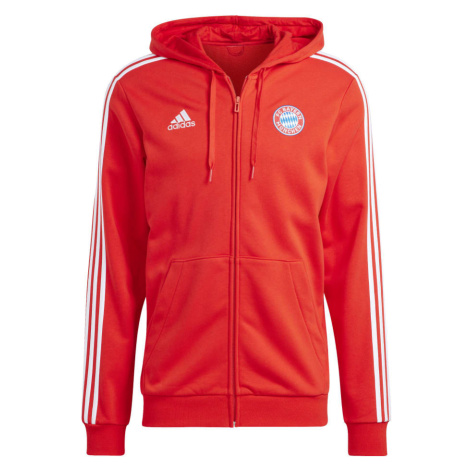 Bayern Mnichov pánská mikina s kapucí dna full-zip red Adidas