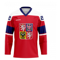 Hokejové reprezentace hokejový dres Czech Republic red embroidered