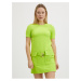 Neonově zelené dámské šaty Versace Jeans Couture