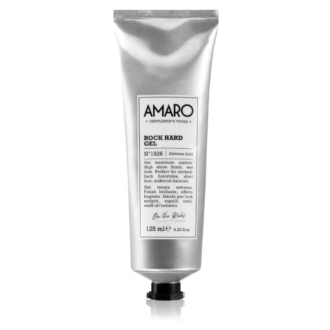 FarmaVita Amaro Rock Hard transparentní fixační gel na vlasy 125 ml