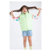 DEFACTO Girls Stand Up Collar Inflatable Vest