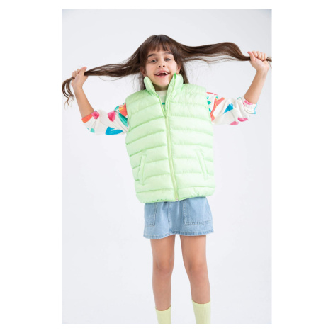 DEFACTO Girls Stand Up Collar Inflatable Vest