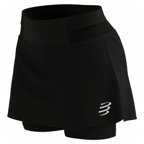 Compressport Performance Skirt W Black Běžecké kraťasy