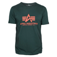Alpha Industries Tričko Basic T-Shirt petrolejové