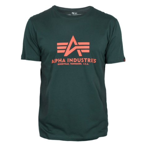 Alpha Industries Tričko Basic T-Shirt petrolejové