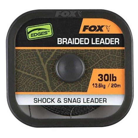 Fox Návazcová Šňůrka Naturals Braided Leader 20 m - 30lb