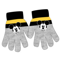 Mickey Mouse - licence Chlapecké rukavice - Mickey Mouse 5242A040 , světlě šedá/ černá Barva: Še