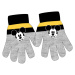 Mickey Mouse - licence Chlapecké rukavice - Mickey Mouse 5242A040 , světlě šedá/ černá Barva: Še