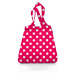 Reisenthel Skládací taška Mini Maxi Shopper Dots white rose red