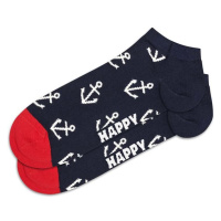 Ponožky Happy Socks Anchor Low Sock tmavomodrá barva, SANC05-6501