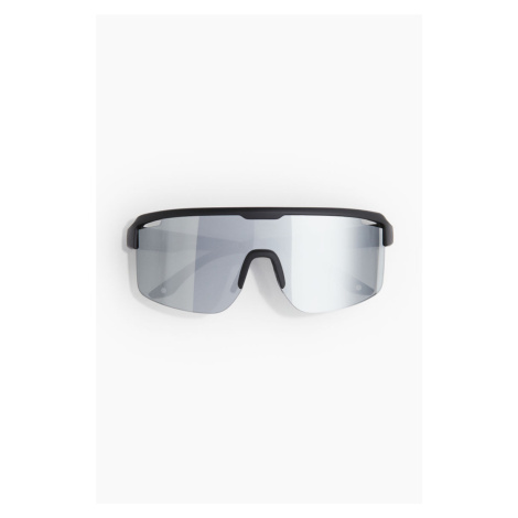 H & M - Zrcadlové sportovní sluneční brýle - šedá H&M