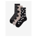 Sada tří černých kotníkových ponožek Sumptuously Soft™ Marks & Spencer