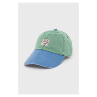 Čepice Polo Ralph Lauren zelená barva, vzorovaná