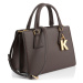 Kabelka karl lagerfeld k/lock md top handle dark chocolate