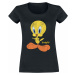Looney Tunes Tweety Dámské tričko černá