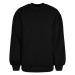 Ladies Organic Oversized Crew - black