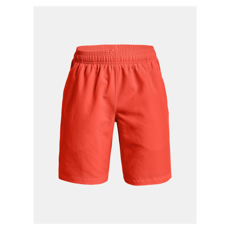 Oranžové sportovní kraťasy Under Armour UA Woven Graphic Shorts