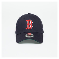 New Era Boston Red Sox Team Side Patch 9Forty Adjustable Cap Navy/ Scarlet