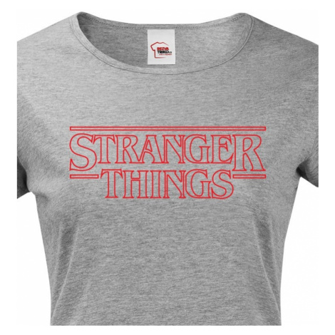 Dámské tričko s potiskem Stranger Things BezvaTriko