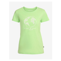 Dámské tričko z organické bavlny ALPINE PRO PLANETA zelená