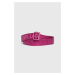 Pásek Karl Lagerfeld Jeans dámský, růžová barva